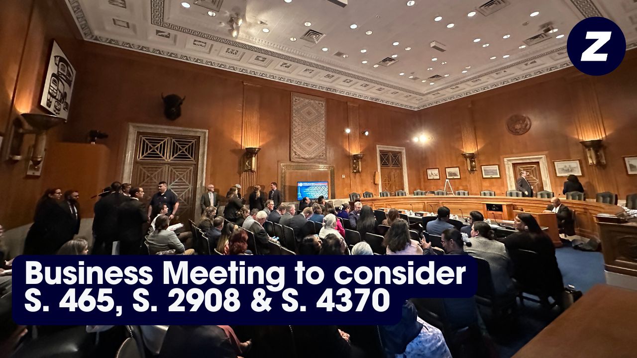 Business Meeting to consider S.465, S. 2908 & S.4370