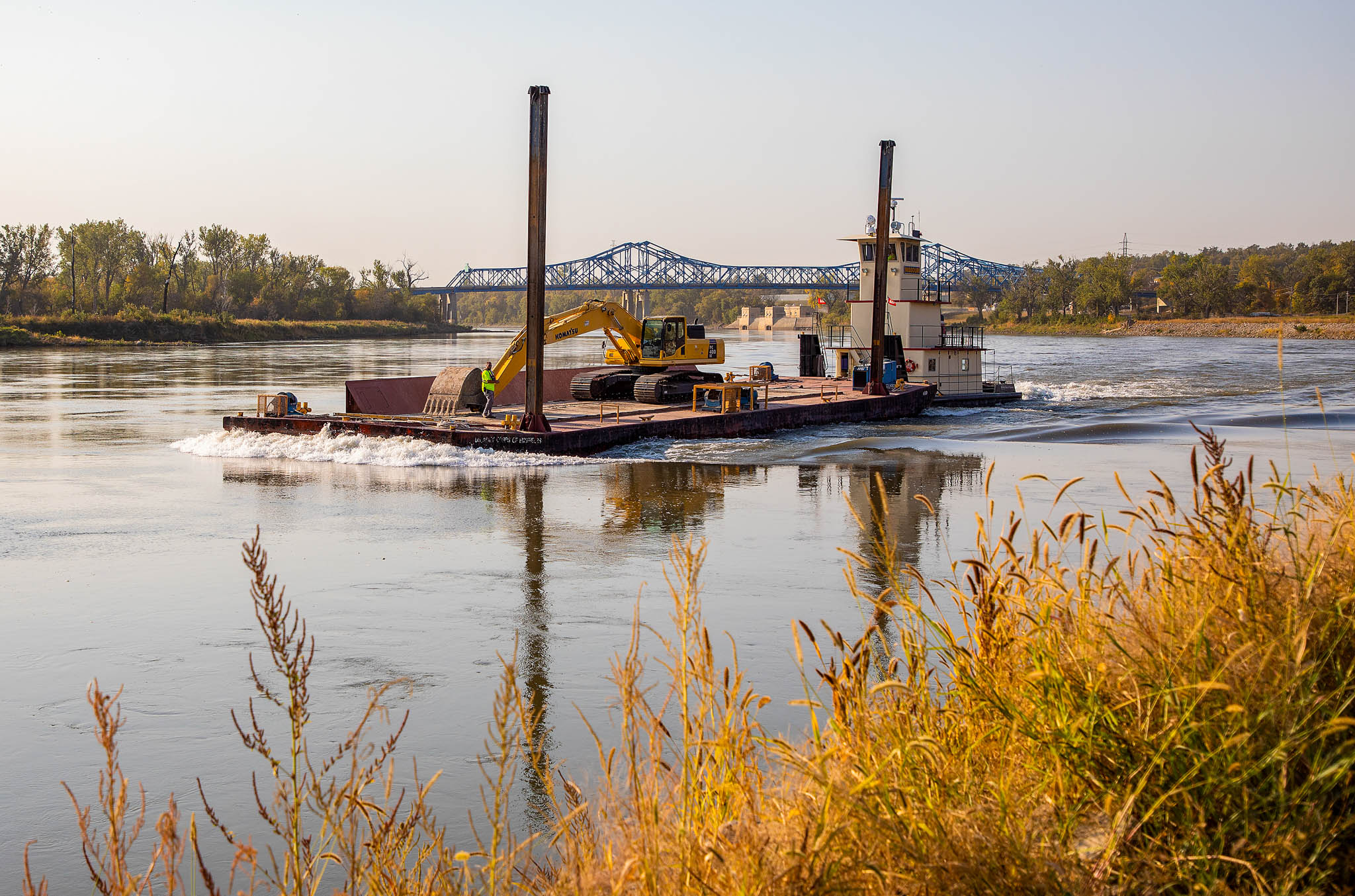 USACE Omaha District, tribally-owned company partner for Missouri River maintenance