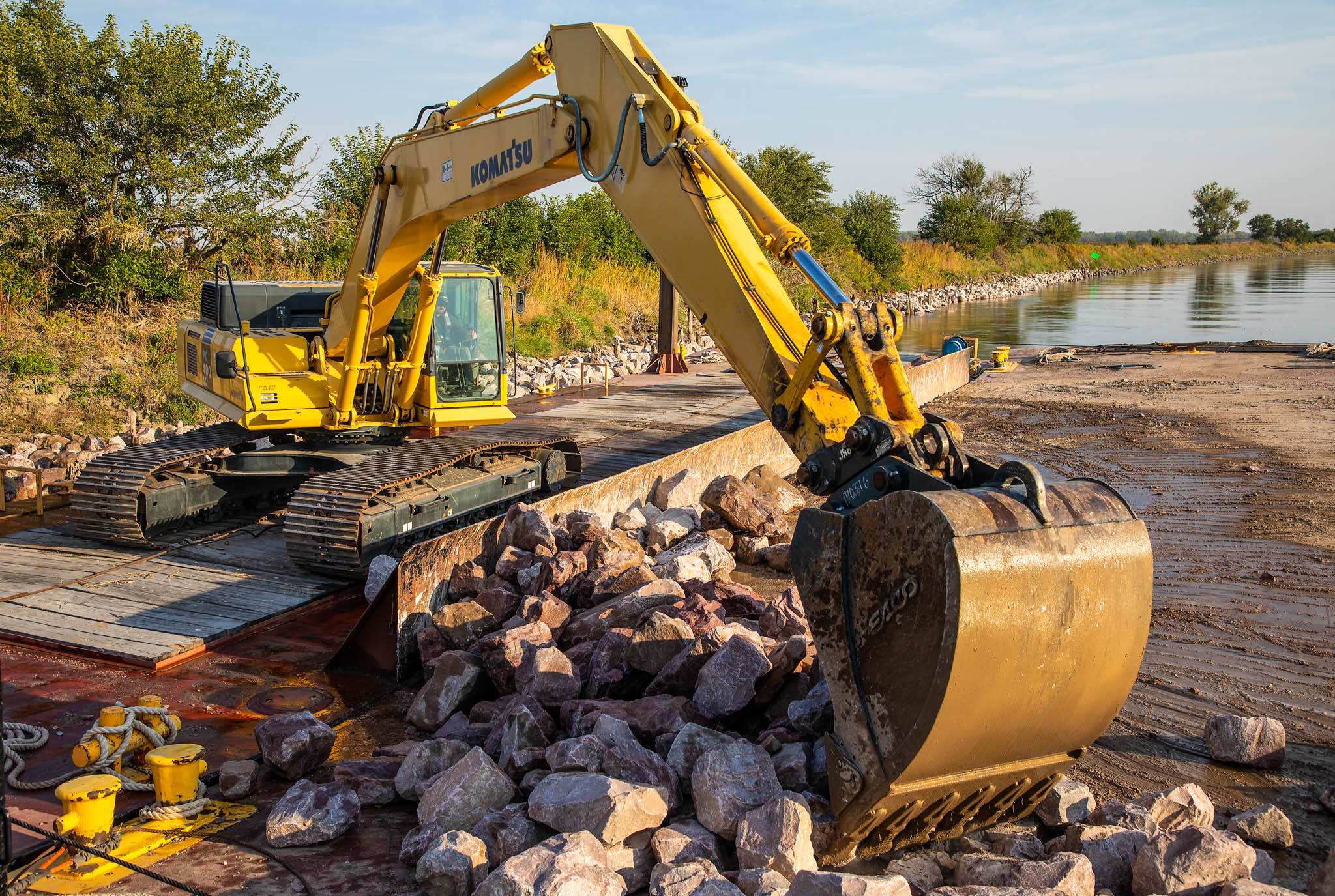 USACE Omaha District, tribally-owned company partner for Missouri River maintenance