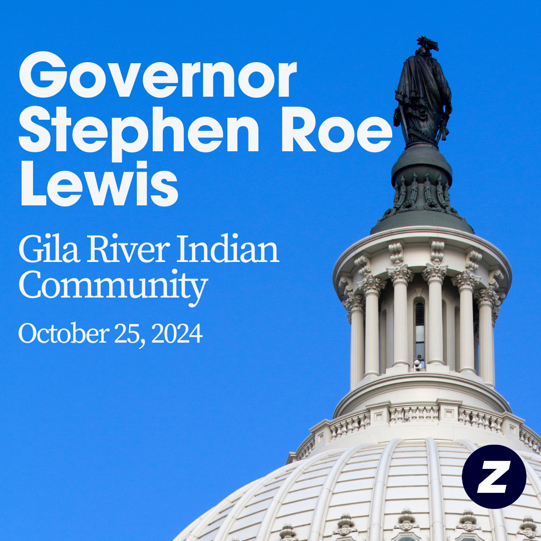 Governor Stephen Roe Lewis of Gila River Indian Community