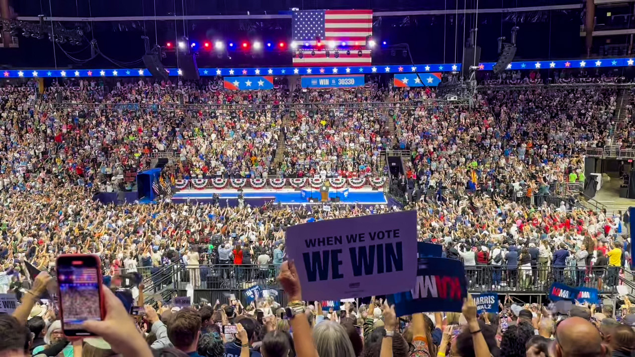 VIDEO: Chairman Terry Rambler at Kamala Harris rally in Arizona