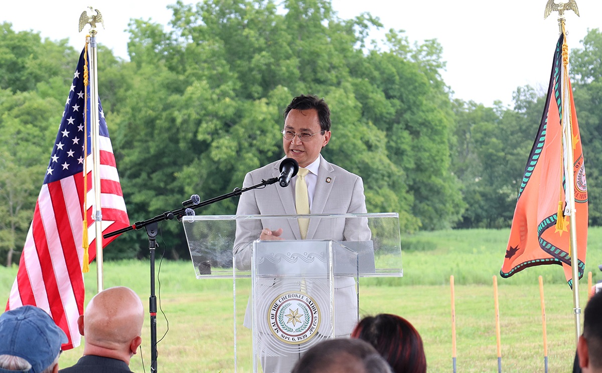 Cherokee Nation breaks ground on state-of-the-art addiction treatment center near Tahlequah