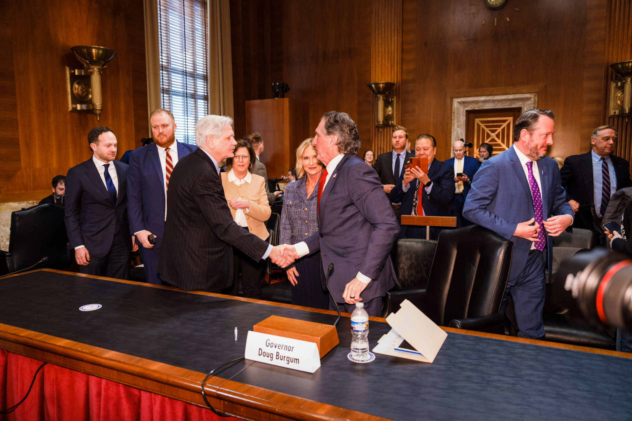 Sen. John Hoeven (R-North Dakota) votes for Interior and Energy nominees