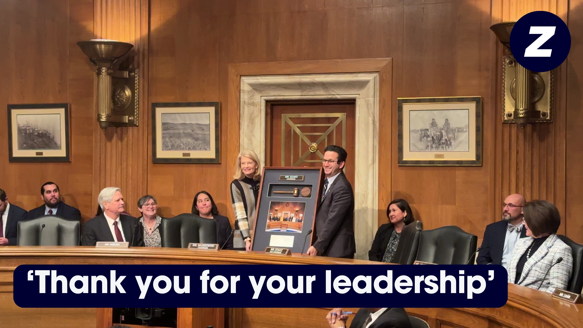 Lisa Murkowski and Brian Schatz