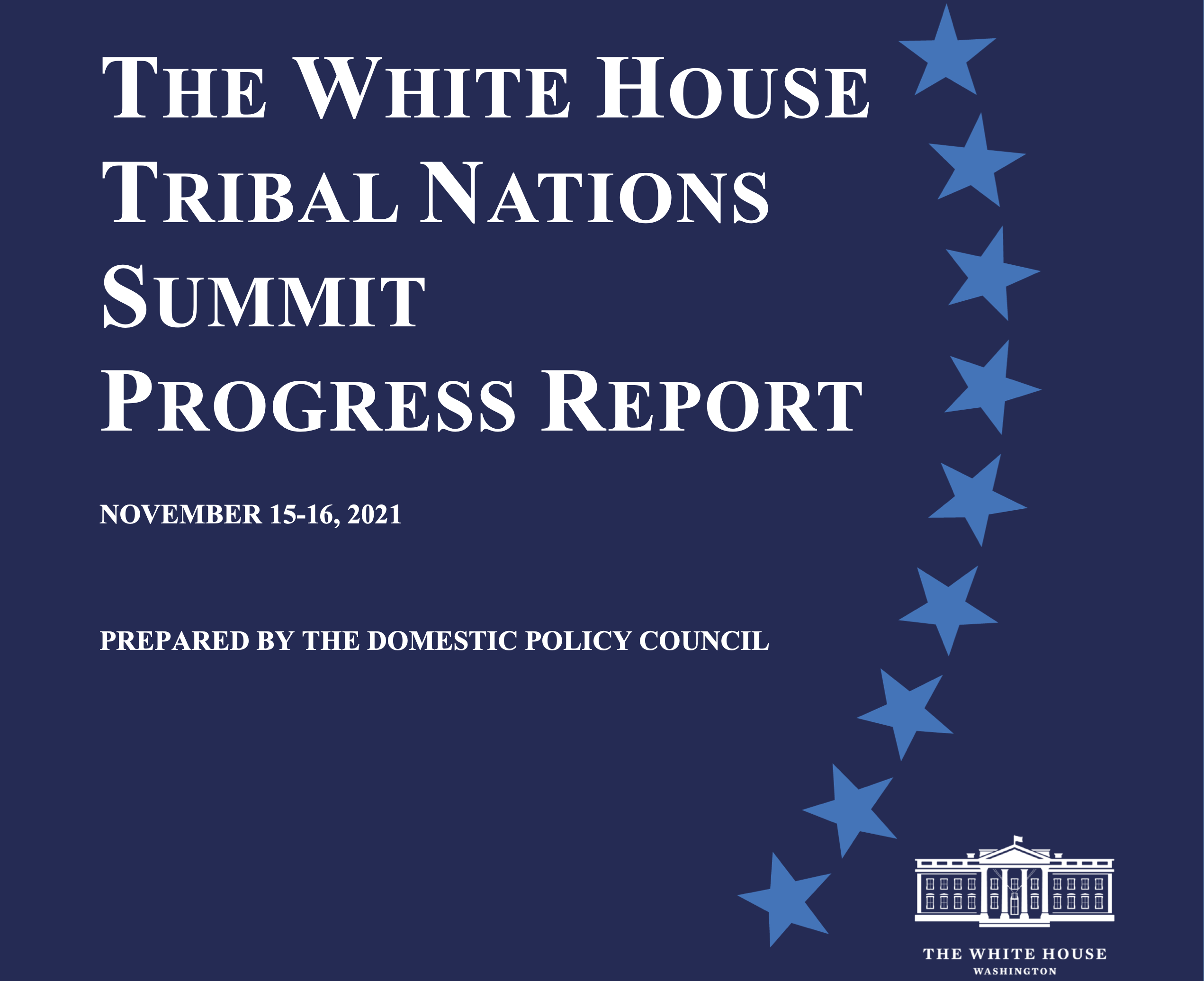 White House releases ‘progress report’ for Tribal Nations Summit