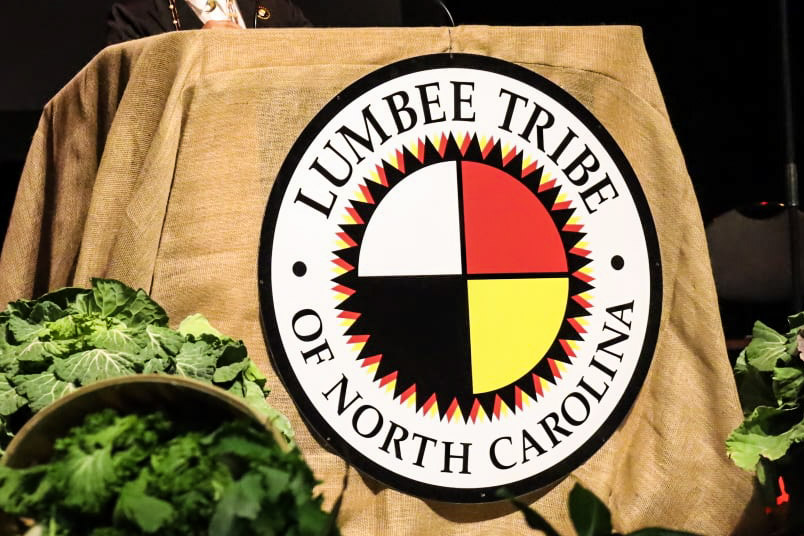 Blanket from Lumbee Tribe gifted during Capitol Hill hearing