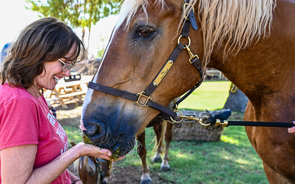 Kathy Feibus and Thor