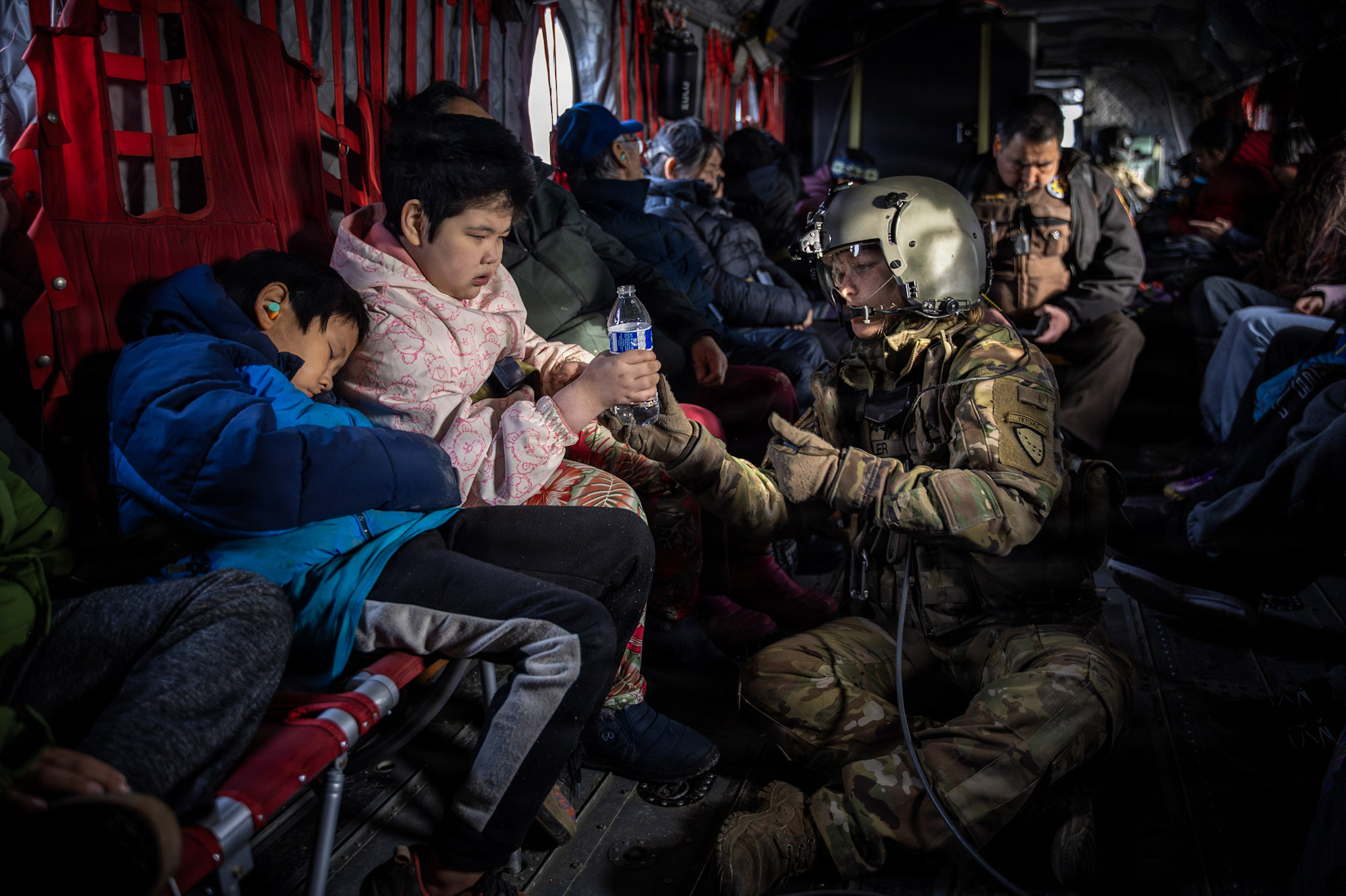 Alaska Army National Guard aviators recover displaced Alaskans from Kwigillingok