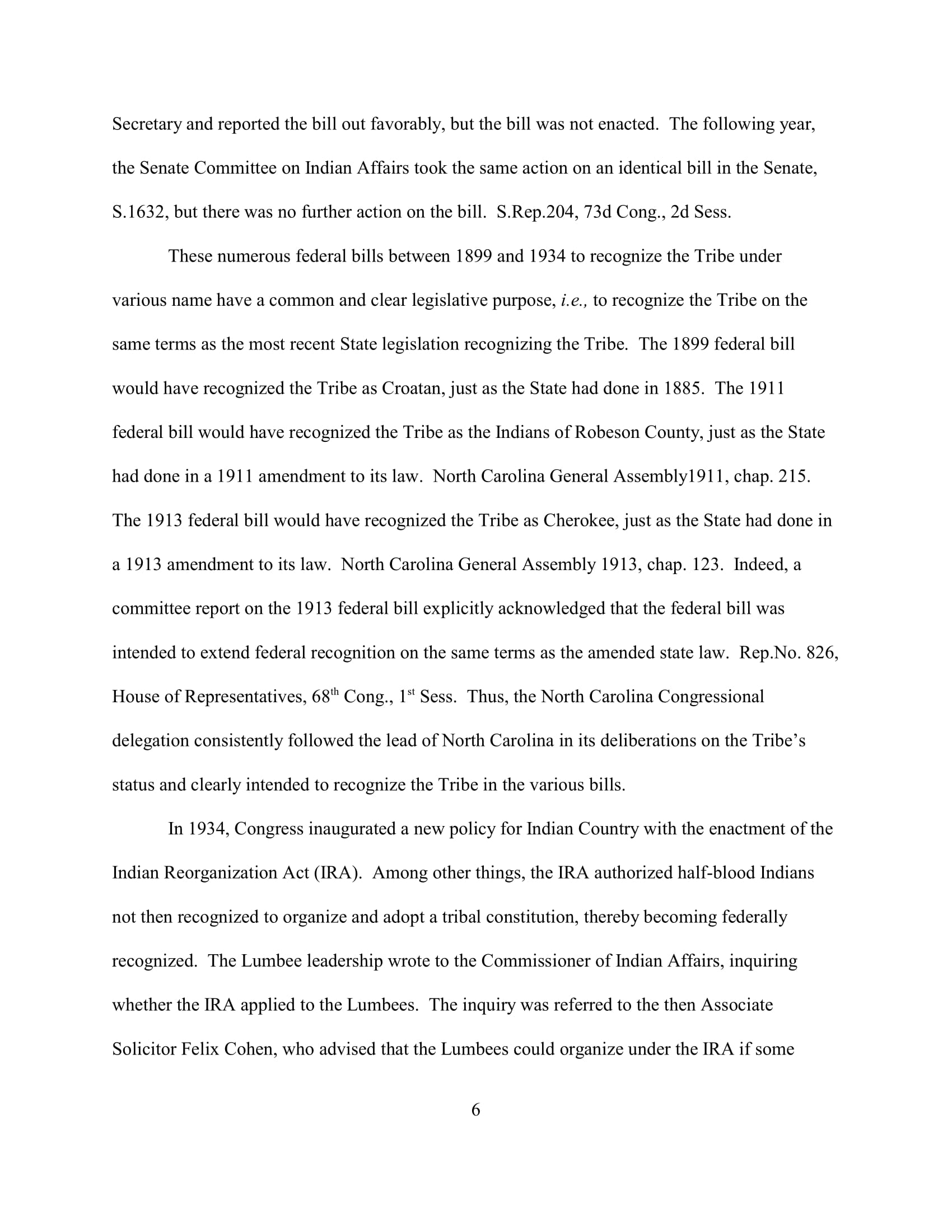 Testimony: Arlinda Locklear