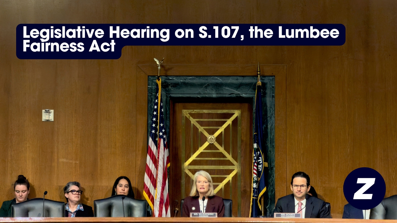 Legislative Hearing on S.107, the Lumbee Fairness Act