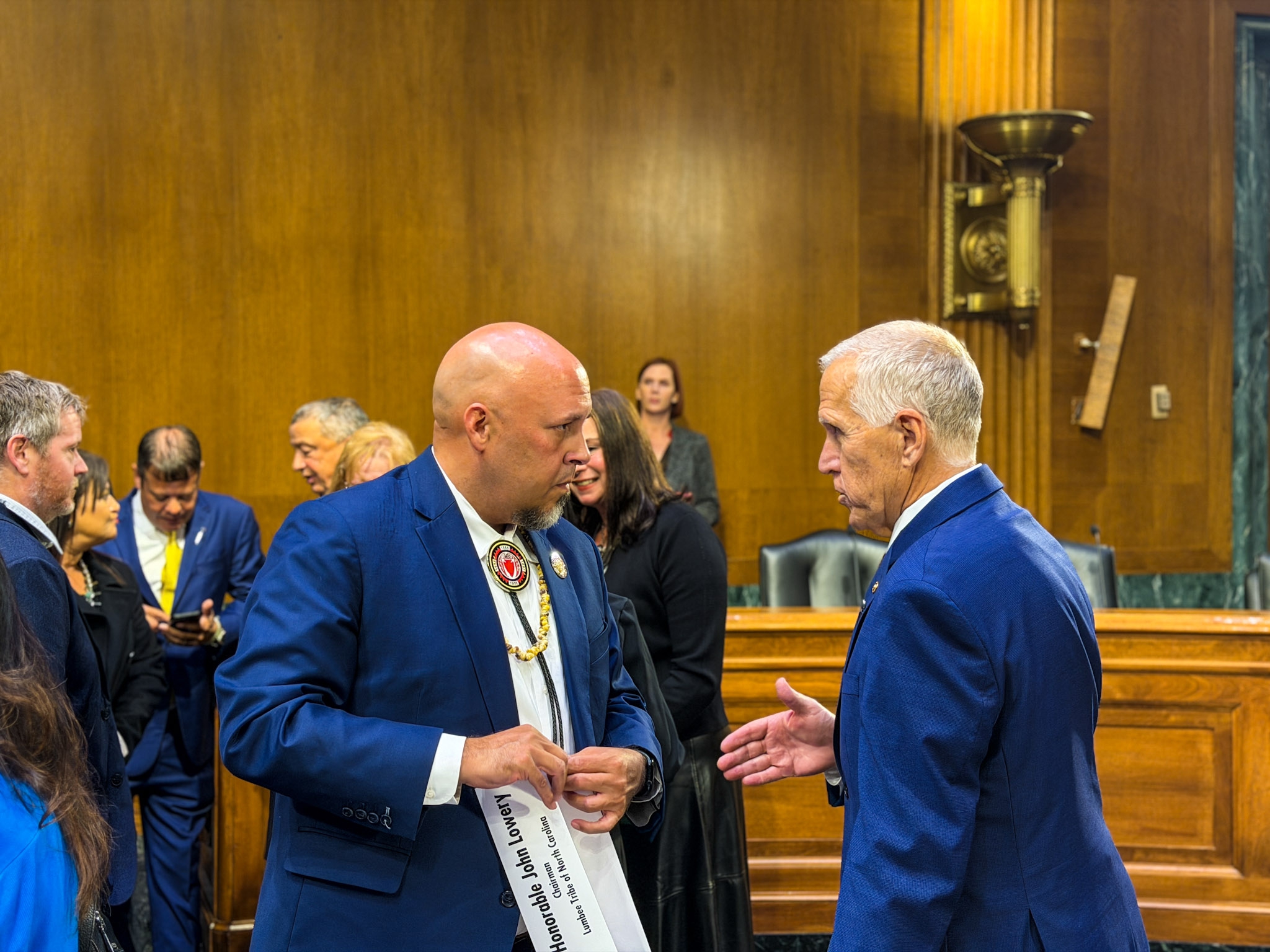John Lowery and Thom Tillis