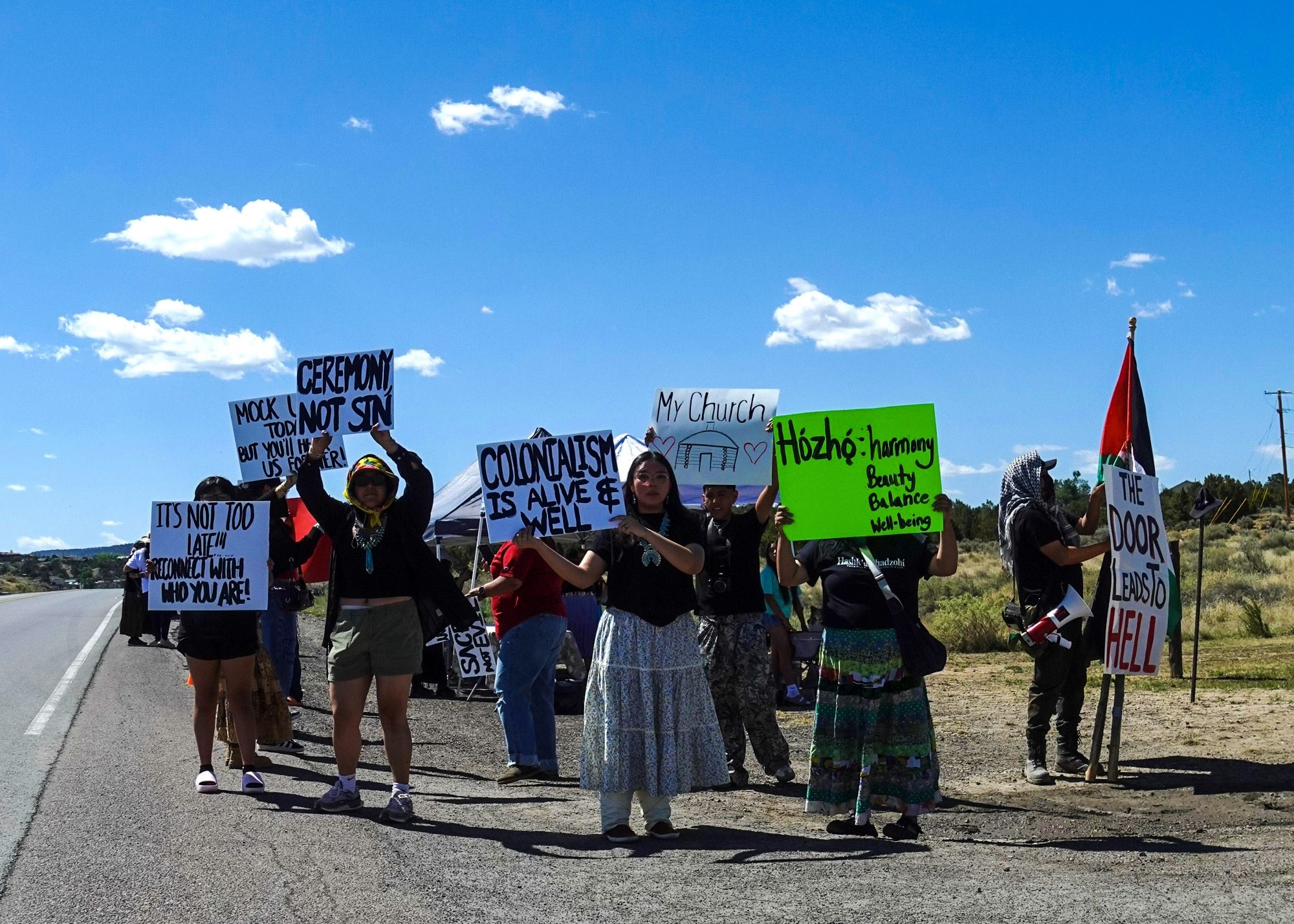 Arizona Mirror: Navajo citizen leads protest against church’s depiction of tribal culture