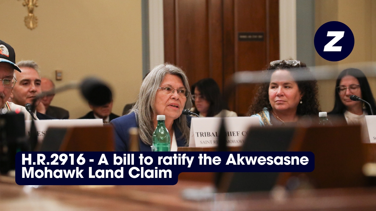 H.R.2916, a bill to ratify the Akwesasne Mohawk Land Claim