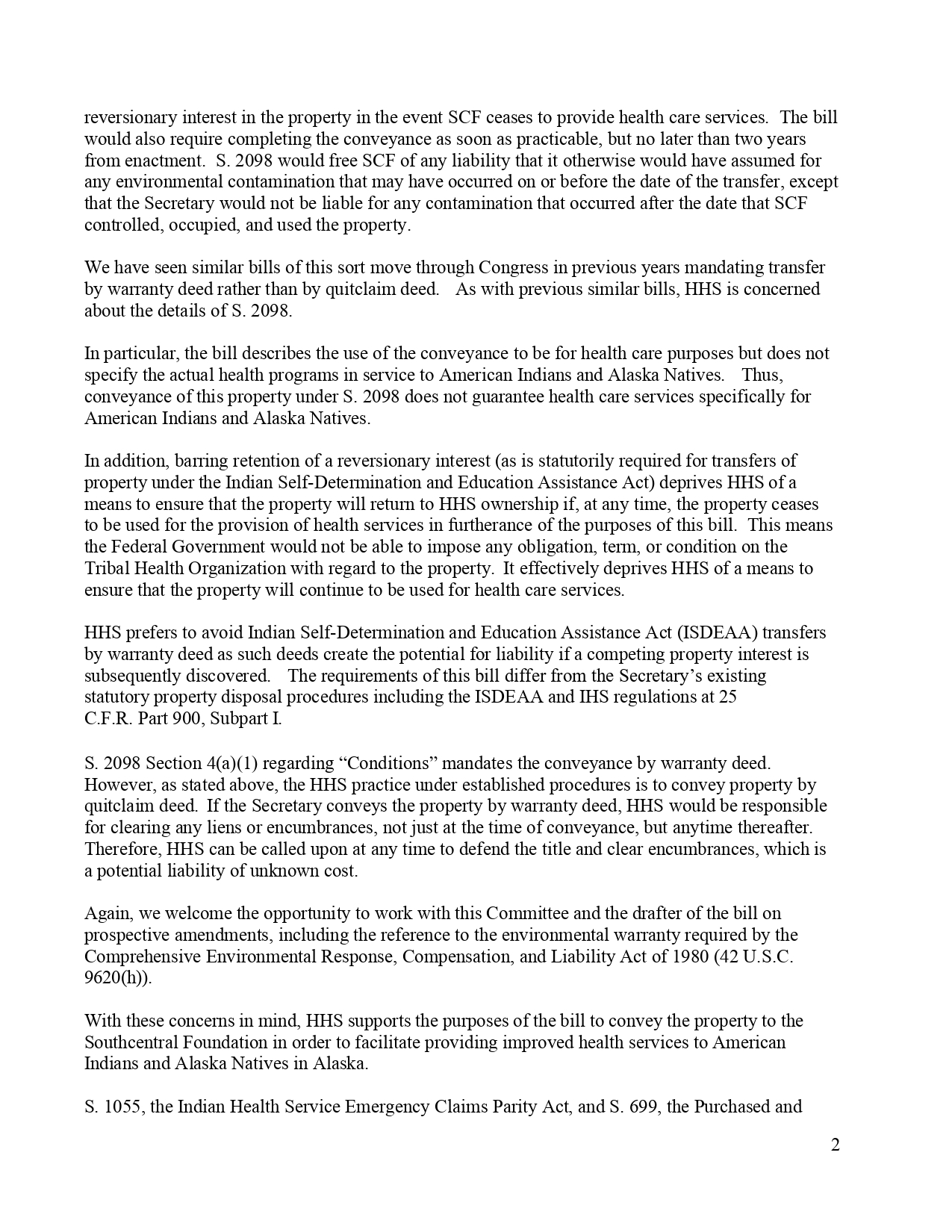 Testimony: Darrell LaRoche