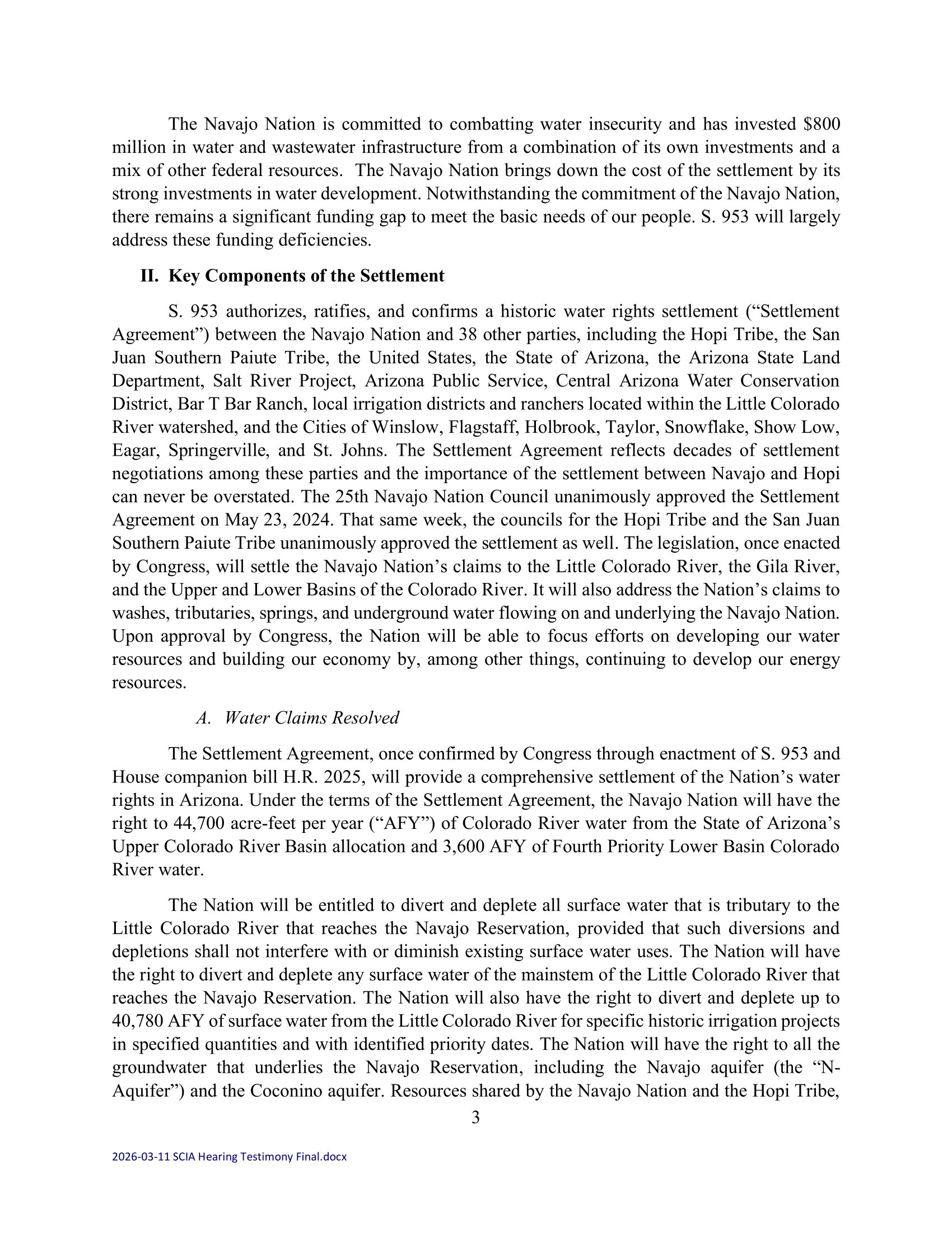 Testimony: Buu Nygren