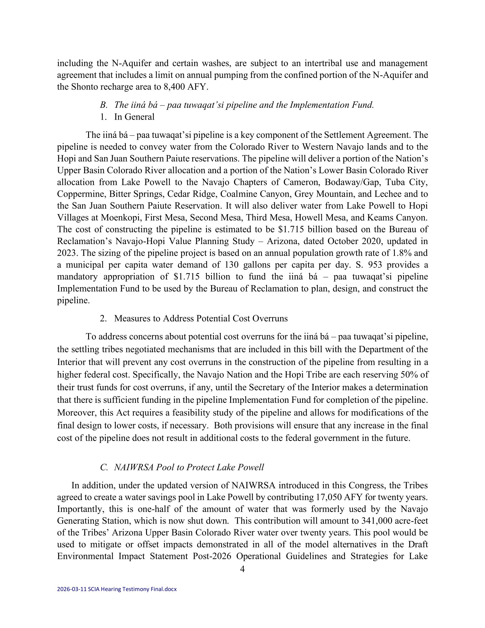 Testimony: Buu Nygren