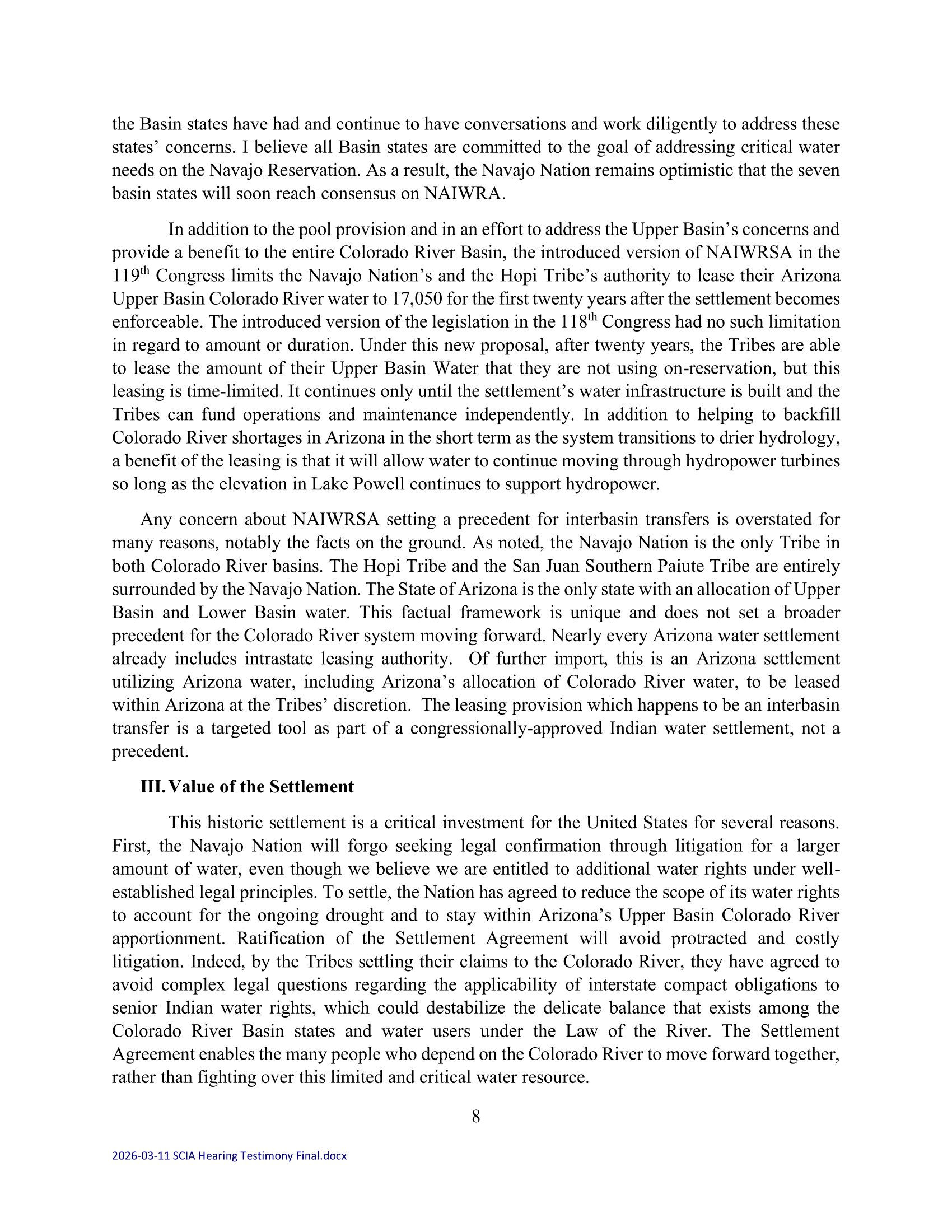 Testimony: Buu Nygren