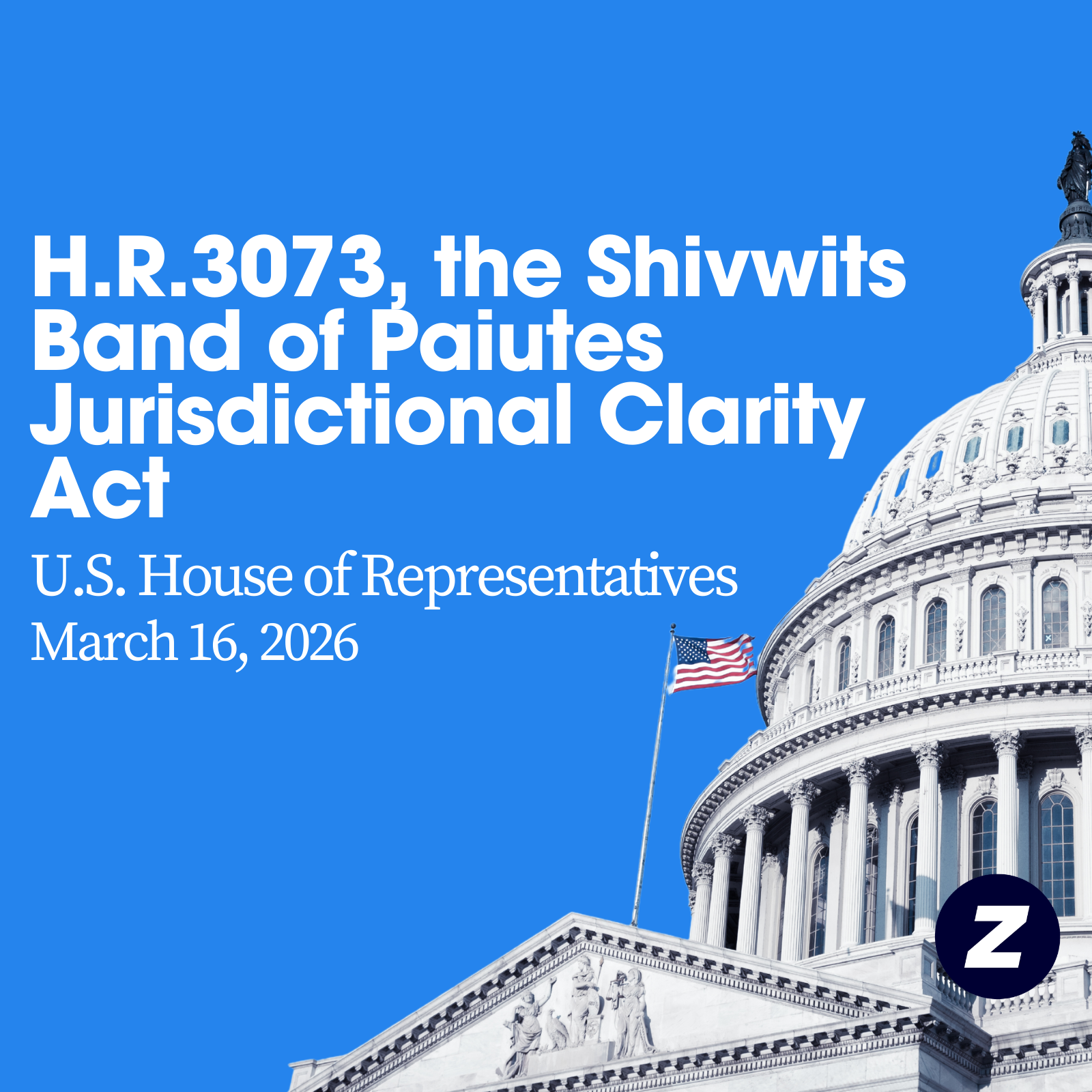 H.R.3073, the Shivwits Band of Paiutes Jurisdictional Clarity Act
