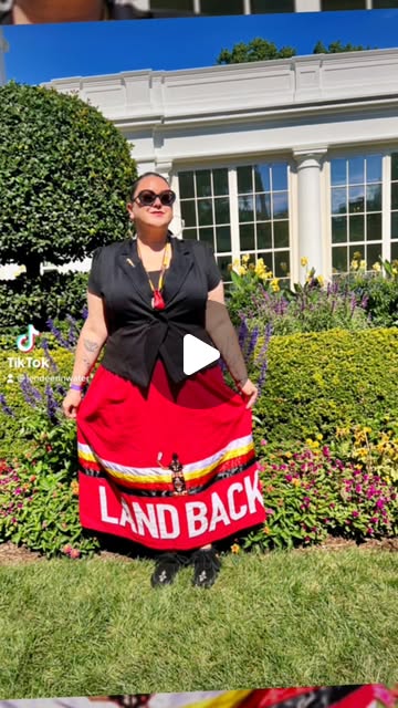 Jen Deerinwater on Instagram: "Photo dump from the 32nd Americans with Disabilities Act anniversary event at the White House Rose Garden. 

#DecolonizeDisability #LandBack #WeAreStillHere #EndNTVGenocide ##CrushColonialism #ADA #DisabledAndCute #DisabilityJustice #DCLife"