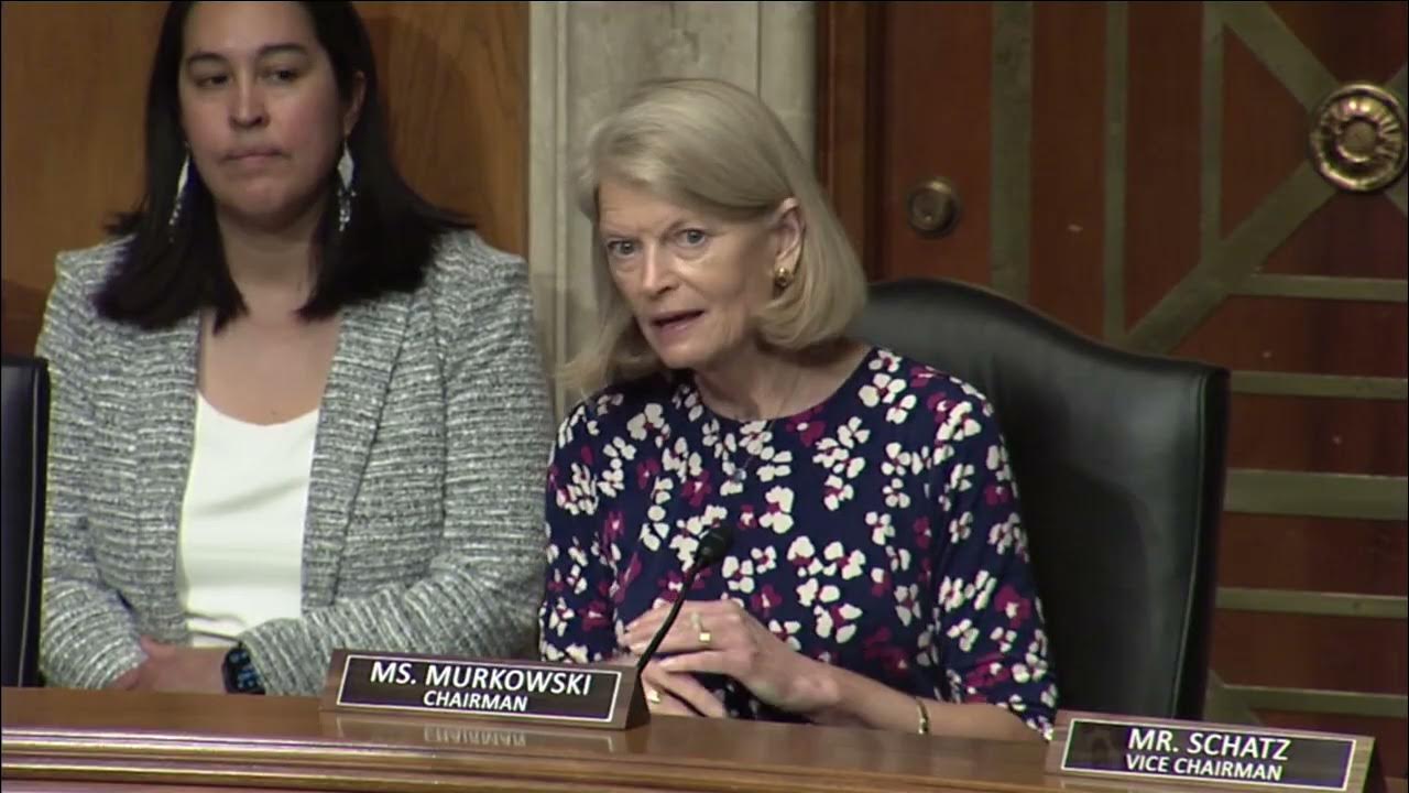 Chairman Murkowski delivers opening statement during BIA, IHS FY 27 budget hearing