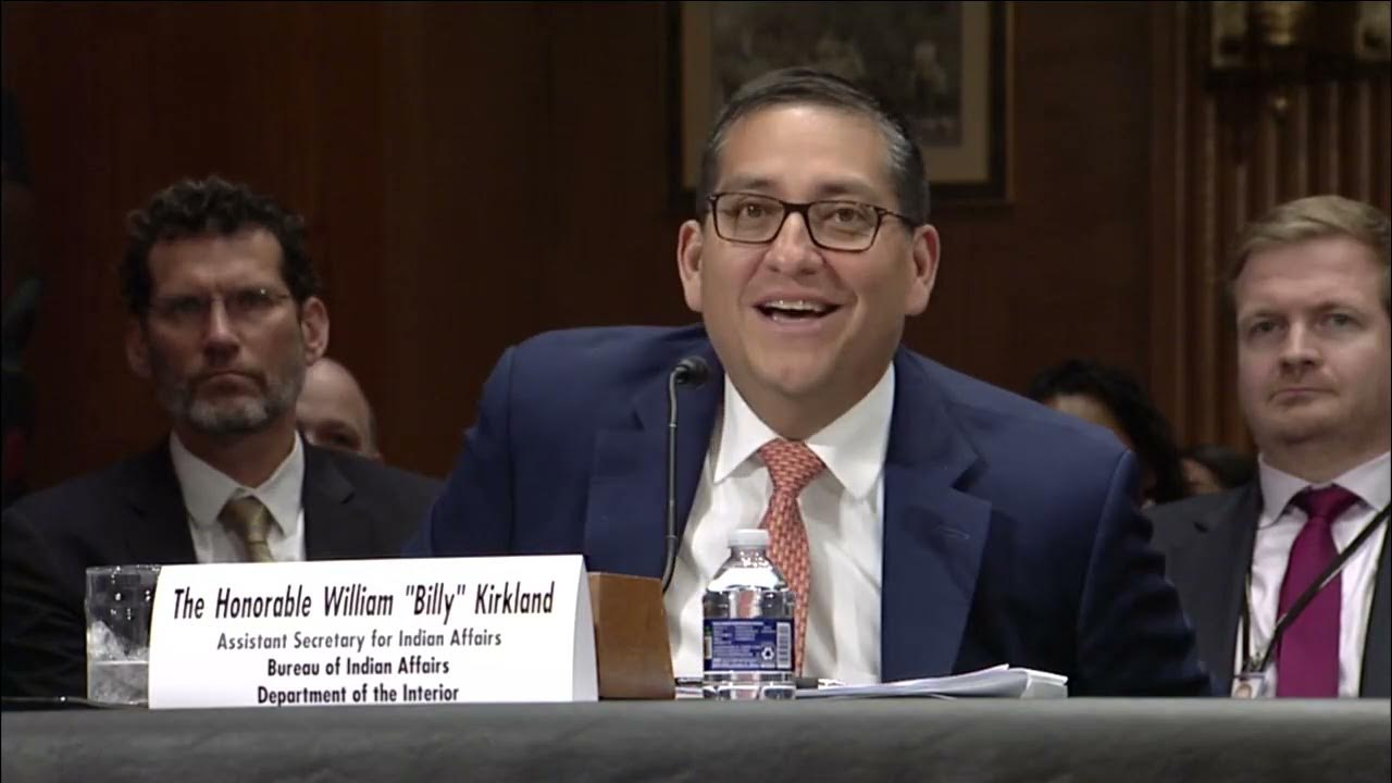 Chairman Murkowski questions Assistant Secretary Kirkland on Federal Disaster Relief