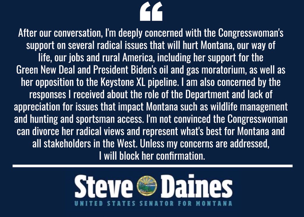 Steve Daines (@SteveDaines) on X