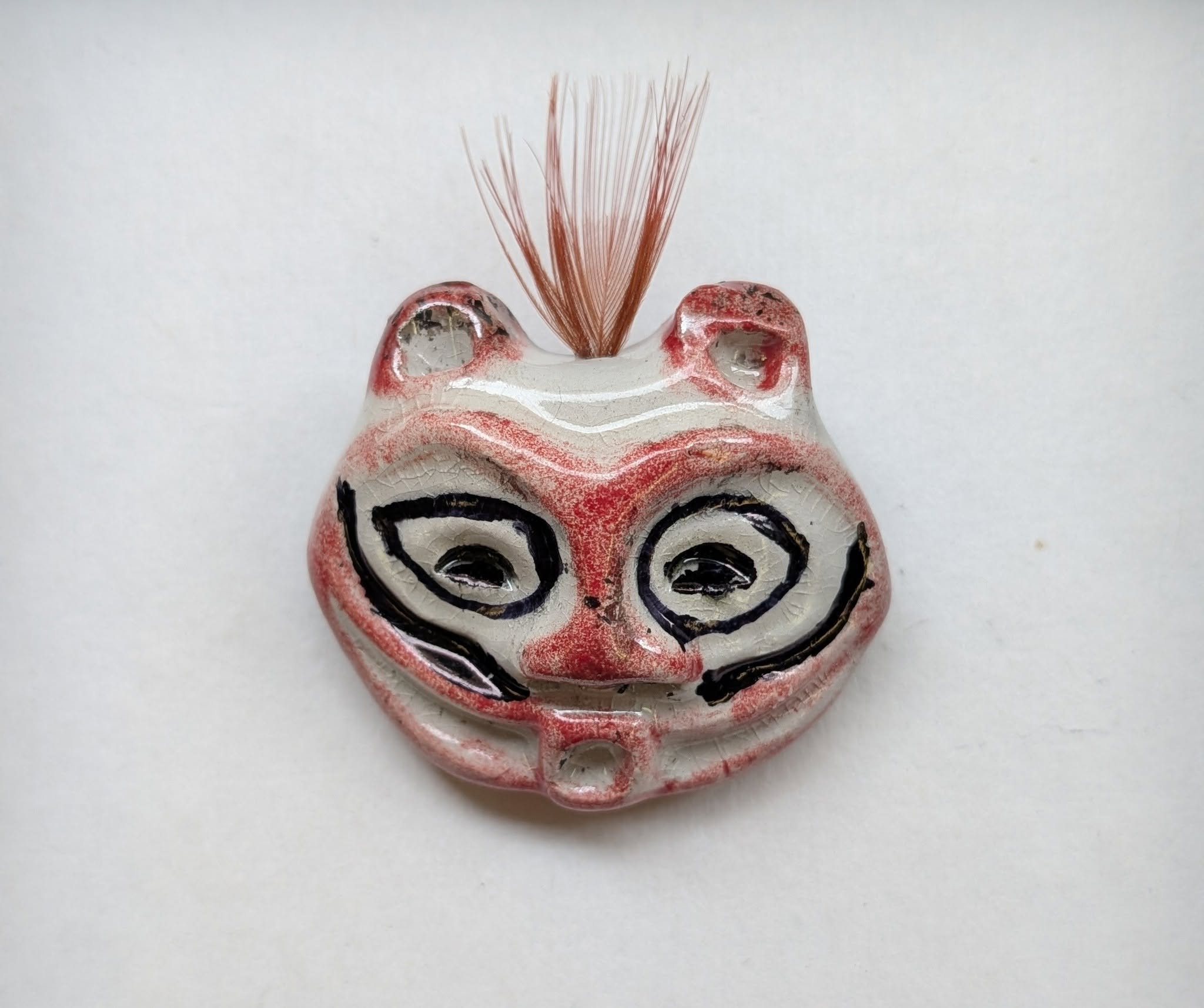 'She Who Watches' by Lillian Pitt