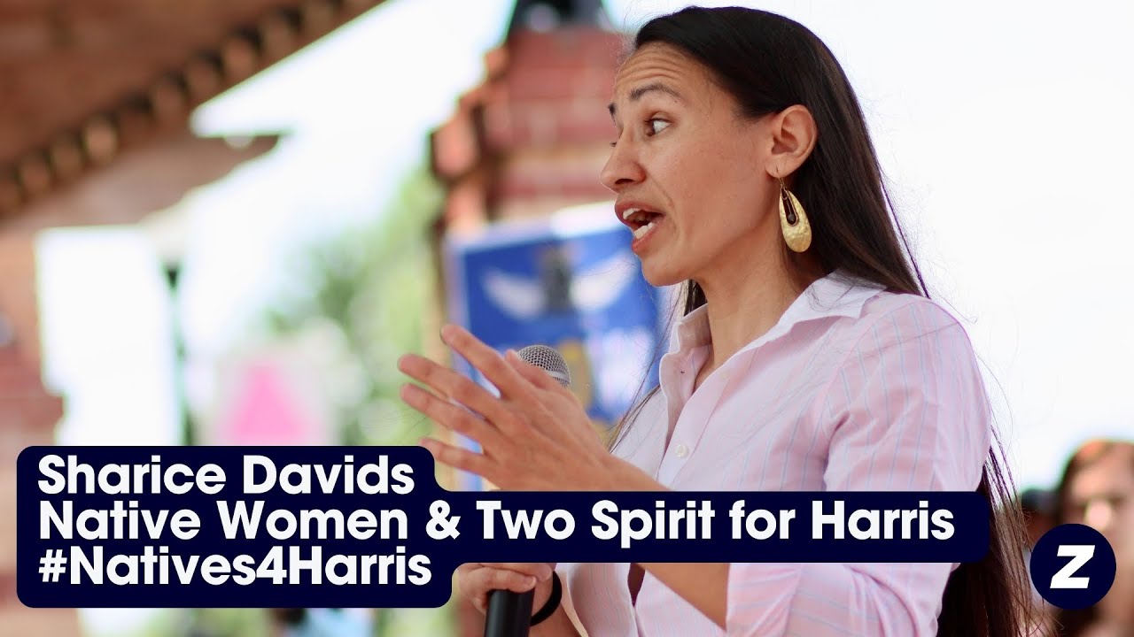 Sharice Davids for Kamala Harris #Natives4Harris