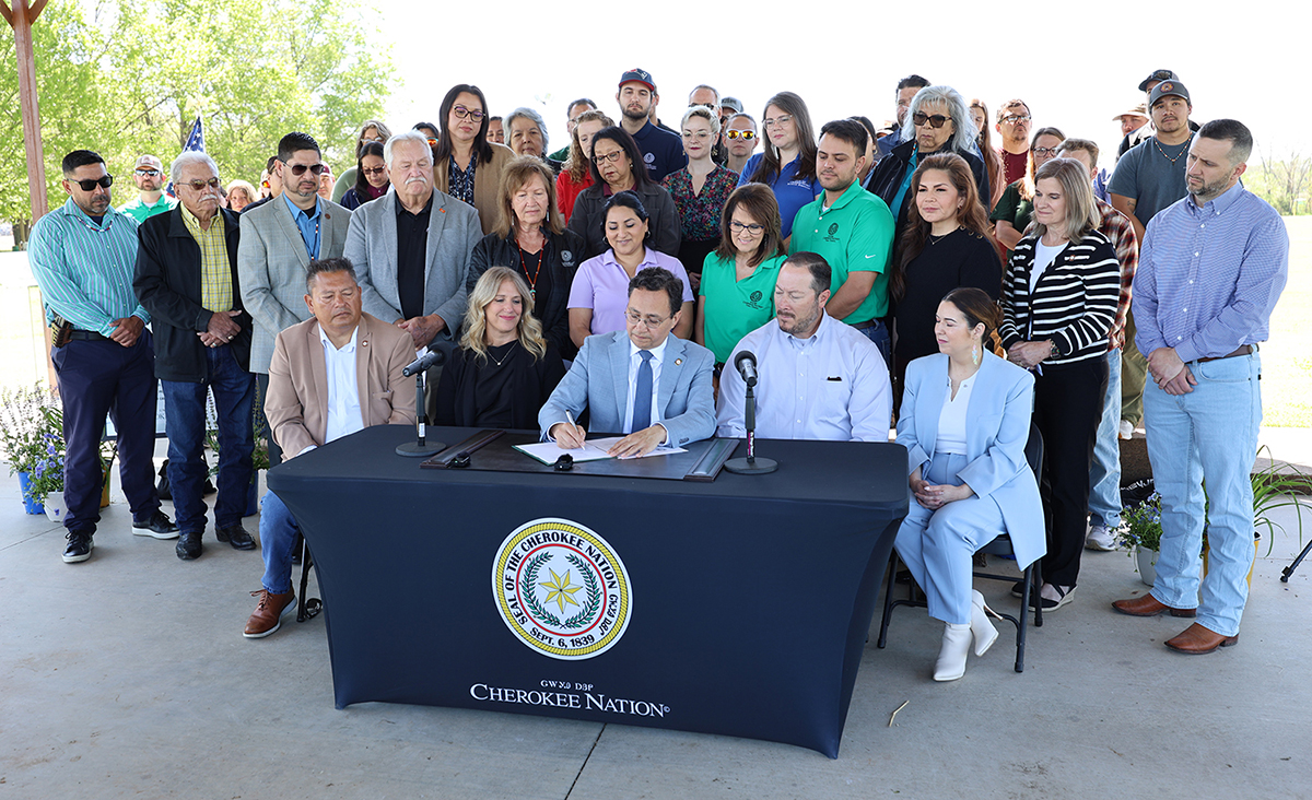 Cherokee Nation renews commitment to environmental leadership in honor of Earth Day
