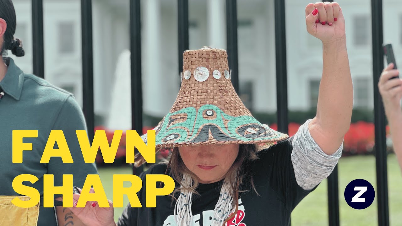 'Free Leonard Now': Fawn Sharp at White House Rally #LeonardPeltier