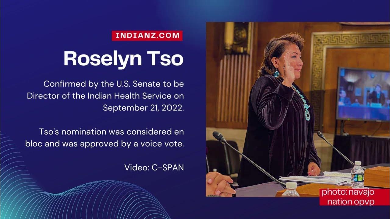 Senate confirms Roselyn Tso to serve as Director of the Indian Health Service
