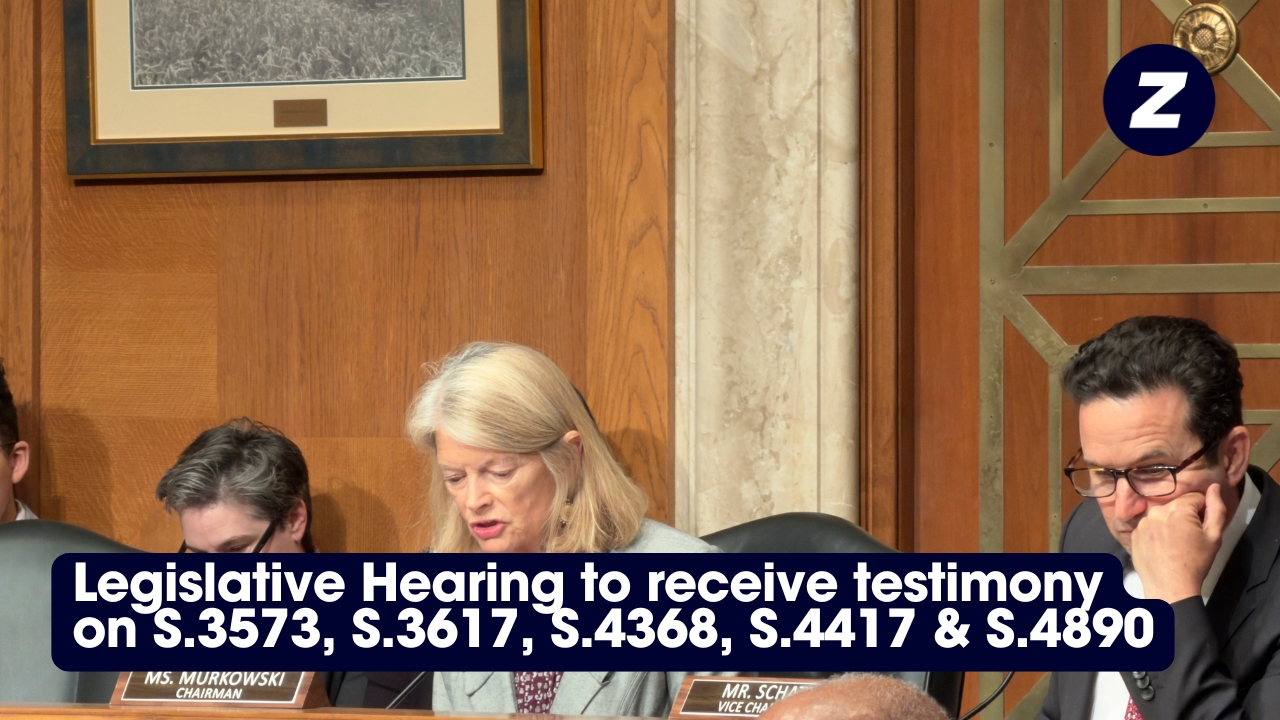 Legislative Hearing to receive testimony on S.3573, S.3617, S.4368, S.4417 & S.4890