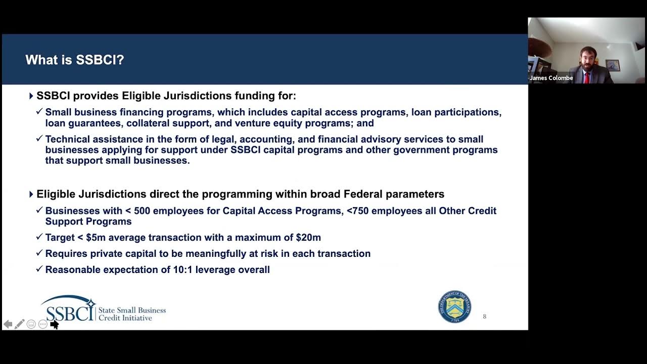 Tribal SSBCI Program Overview