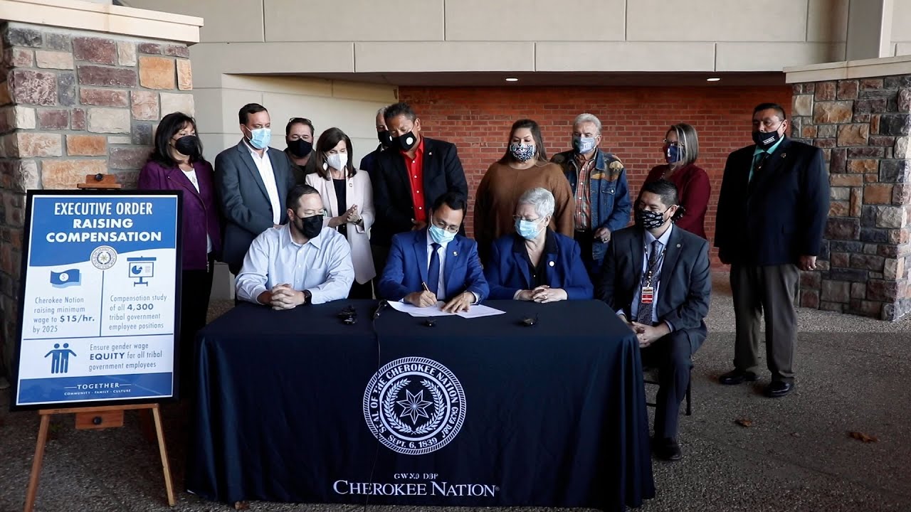 Cherokee Nation to study employee compensation, raise minimum wage to $15 per hour by 2025