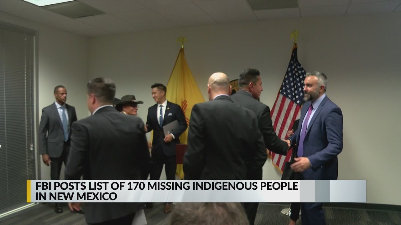 FBI posts list of 170 missing Indigenous people in New Mexico