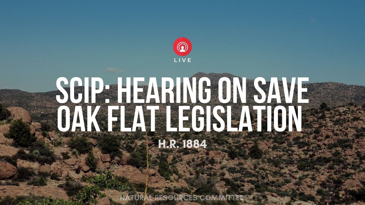 Subcommittee for Indigenous Peoples of the United States Hearing on Save Oak Flat Legislation