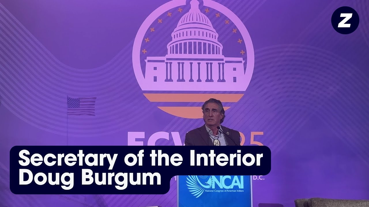 Secretary of the Interior Doug Burgum at National Congress of American Indians #ECWS2025
