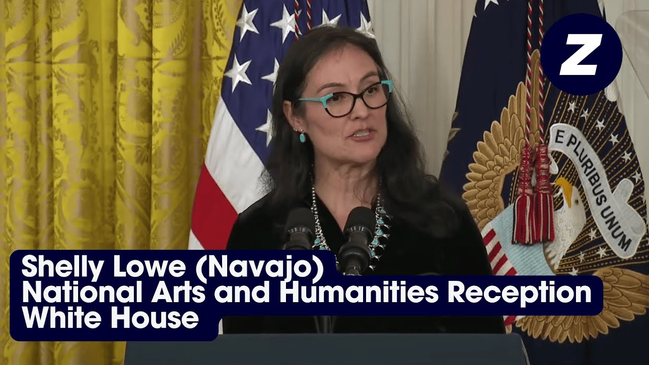 Shelly Lowe (Navajo) of National Endowment for the Humanities at White House