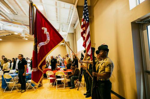 San Carlos Apache Tribe Officials, 3rd LAR honor fallen Marine with building dedication