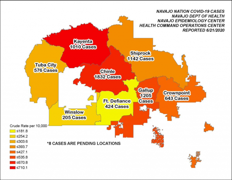 Navajo Nation (Arizona, New Mexico, Utah) COVID19 in Indian Country