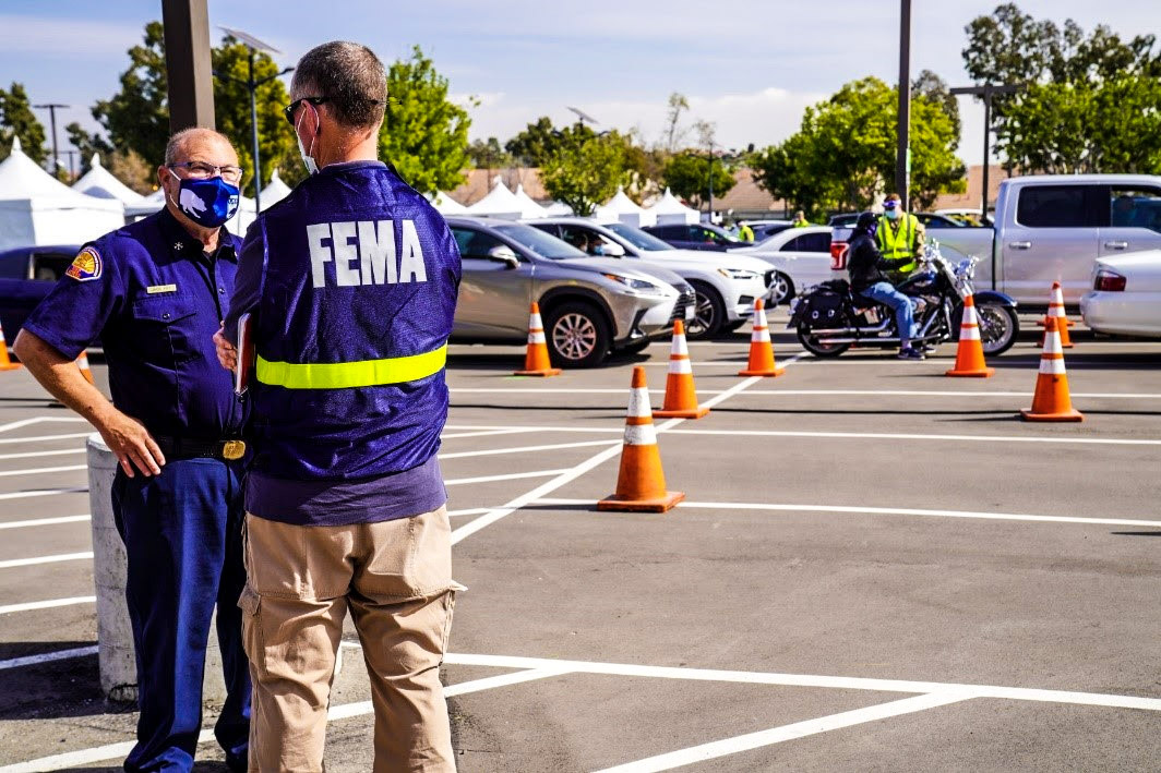 FEMA Supports California Vaccination Center