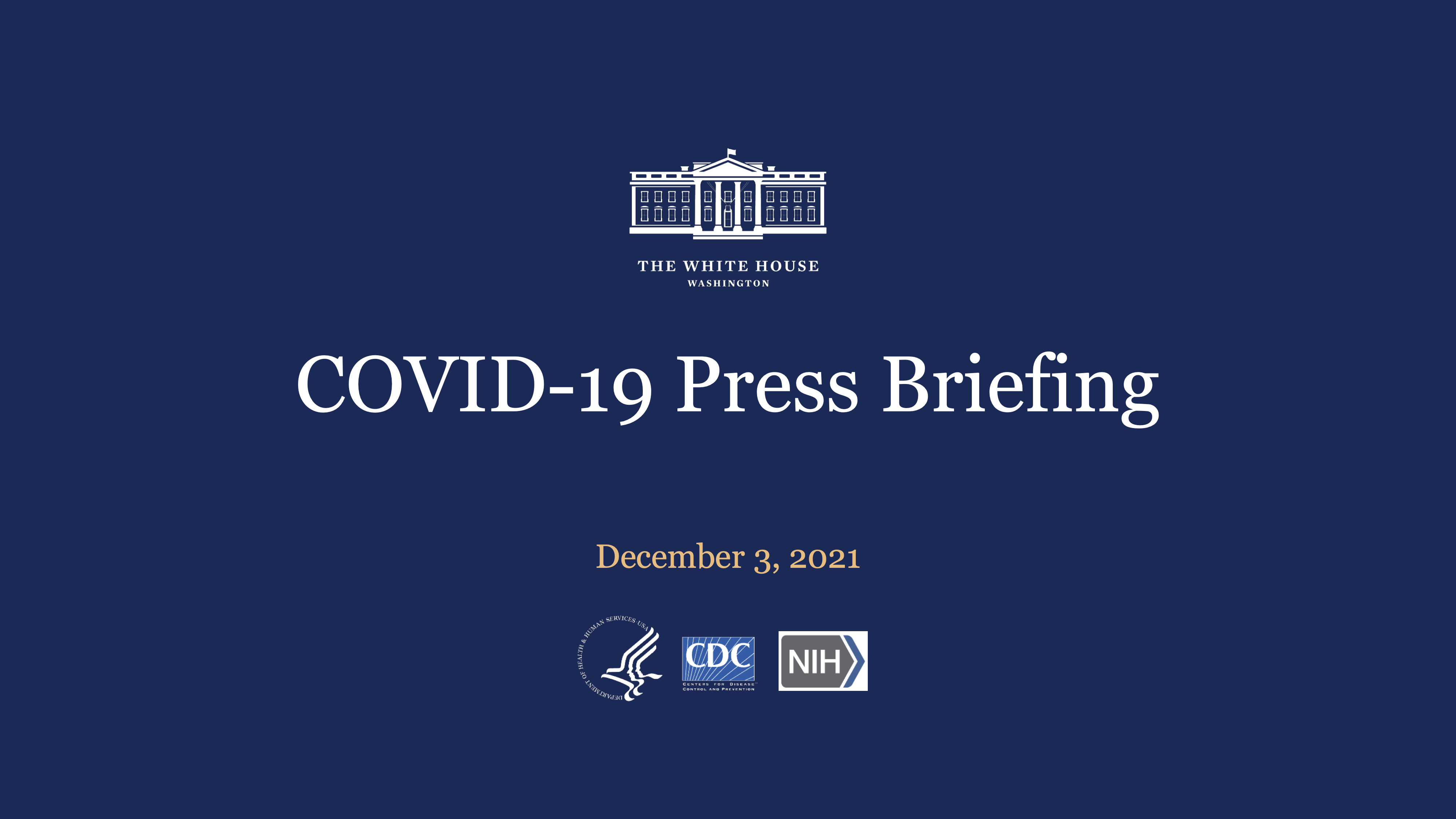 White House COVID-19 Press Briefing