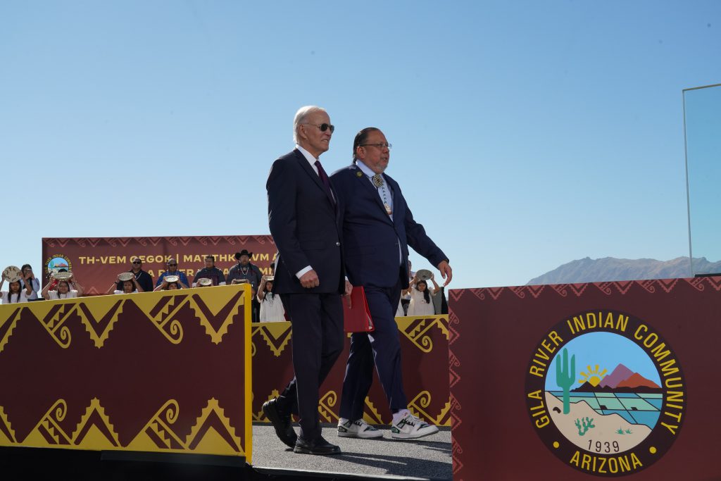 Joe Biden and Stephen Roe Lewis